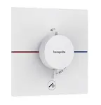 Hansgrohe ShowerSelect Comfort - Termostatická batéria pod omietku, matná biela 15575700