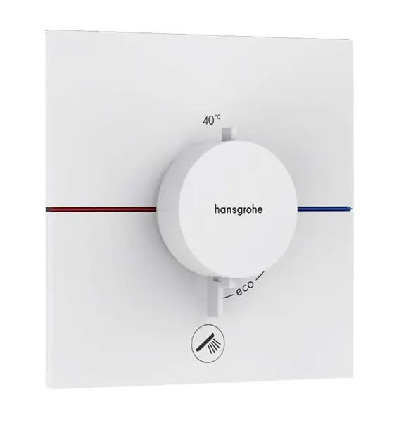 Hansgrohe ShowerSelect Comfort - Termostatická batéria pod omietku, matná biela 15575700