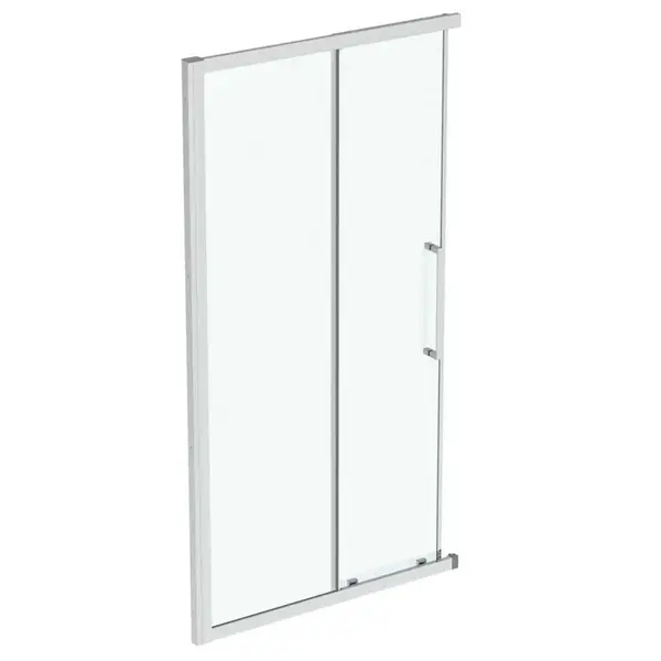 Ideal Standard i.Life - Posuvné sprchové dvere, dvojdielne, 110 cm, silver bright/číre sklo T4858EO