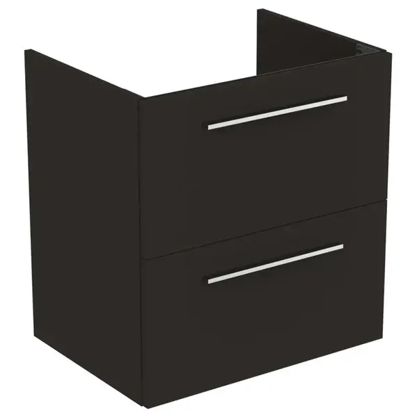 Ideal Standard i.Life A - Skříňka pod umyvadlo, 60x44x63 cm, 2 zásuvky, uhlově matná šedá T5255NV