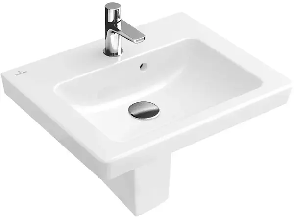 Villeroy & Boch Subway 2.0 - Umývadielko s prepadom, 50x40 cm, alpská biela 73155001