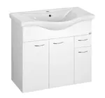 Aqualine Keramia Fresh - Umývadlová skrinka, 752x740x347, biela 50082A