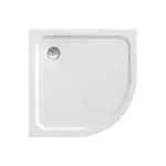 Ravak Galaxy Pro Chrome - Sprchová vanička Elipso Pro-80 Chrome, 80x80 cm, biela XA244401010