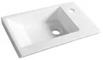Aqualine Zoran - Umývadlo, 45x28 cm, otvor na batériu, biela 4045