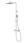 Cersanit City - Sprchový set s termostatem, 25x25 cm, chrom S951-341