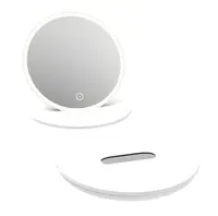 kielle Idolio - Kosmetické cestovní zrcátko s LED osvětlením, bílá 50324030
