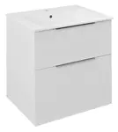 Sapho Cirasa - Umyvadlová skříňka, 59x64x46 cm, 2 zásuvky, bílá CR601-3030