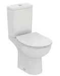 Ideal Standard Eurovit+ - WC kombi s doskou SoftClose, vario odpad, spodné napúšťanie, RimLS+, biela W007501
