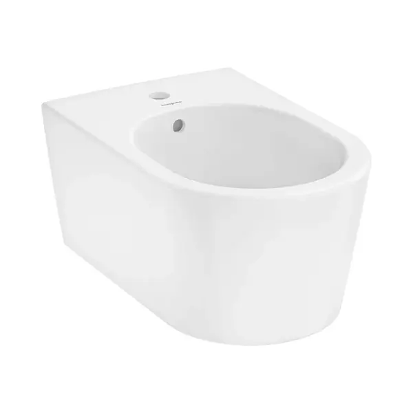 Hansgrohe EluPura S - Závesný bidet, otvor na batériu, SmartClean, biela 61169450