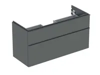 Geberit iCon - Umyvadlová skříňka, 118x62x48 cm, 2 zásuvky, lávová 502.306.JK.1