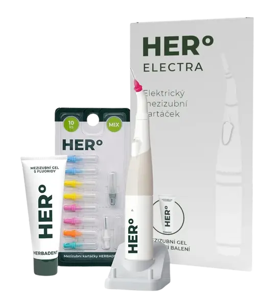 HERBADENT HERo ELECTRA Medzizubná elektrická kefka