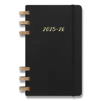 Diář Spiral Moleskine 2025-26 Academic - měkké desky - L, černý