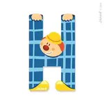 Janod Dřevěné písmenko H lepicí 9 cm