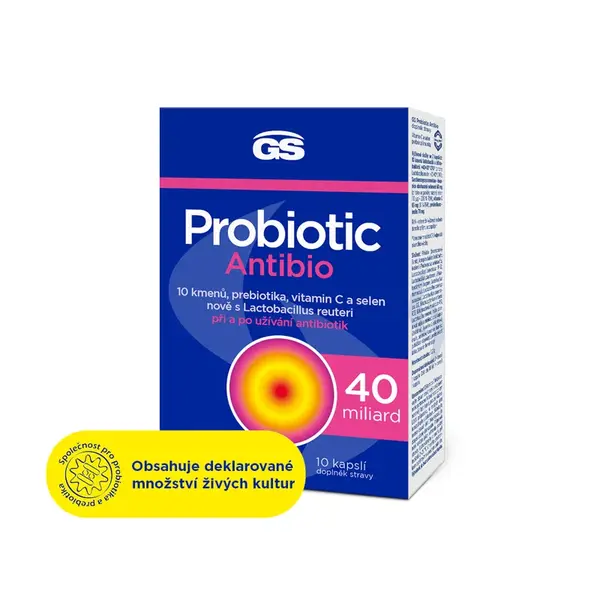 GS Probiotic Antibio 10 kapslí