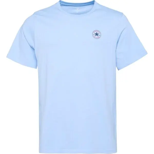 Converse CORE CHUCK PATCH TEE Pánské tričko, modrá, velikost