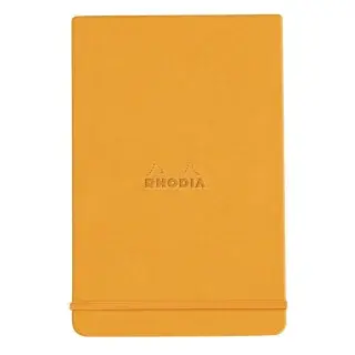 Zápisník Rhodia s pevnými deskami 9x14cm – Orange