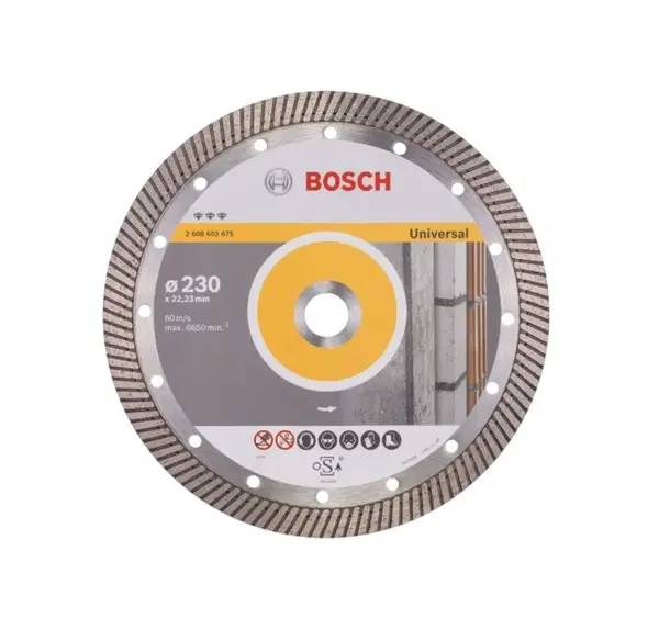 Bosch Príslušenstvo - Diamantový rezný kotúč na stavebné materiály 230x22,23 mm 2608602675