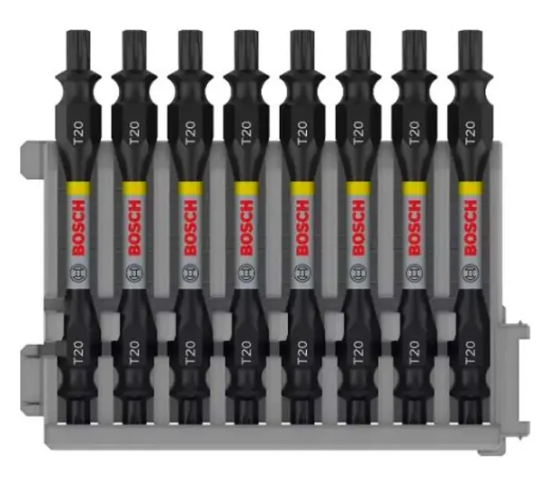 Bosch Príslušenstvo - Súprava obojstranných bitov T20, 8 ks 2608522339