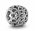 Pandora Strieborná kvietkovaná korálka 791282