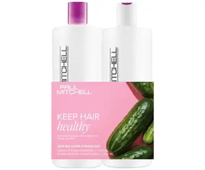 Sada pro posílení vlasů Paul Mitchell Super Strong Save Big Duo + dárek zdarma