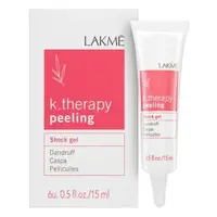 Lakmé K.Therapy Peeling Shock Gel šampónový peeling proti lupinám 6 x 15 ml