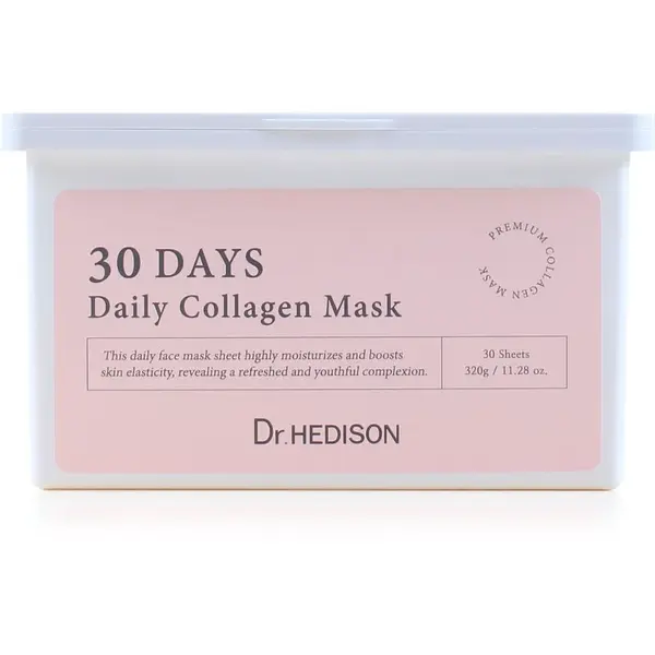 Dr. HEDISON 30 Days Daily Collagen Mask plátýnková maska s kolagenem 30 ks