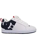 Dc shoes pánské boty Court Graffik White / Navy / Red | Bílá | Velikost 10 US