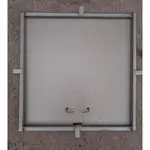 Poklop na šachty, 80 x 80 cm, stříbrná