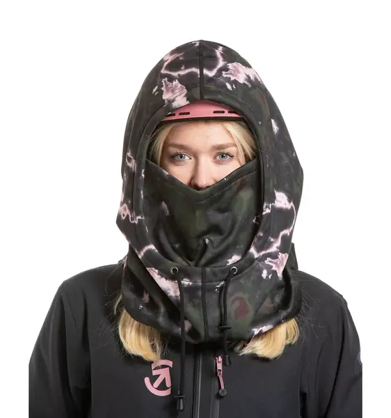 Meatfly kukla Conceal Storm Camo Pink | Maskáč | Velikost Oversized