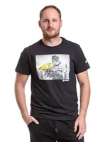 Meatfly pánské tričko Big Shock Kiss Black | Černá | Velikost M | 100% bavlna