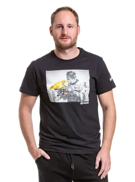 Meatfly pánské tričko Big Shock Kiss Black | Černá | Velikost M | 100% bavlna