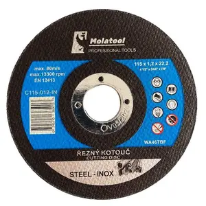 Kotouč řezný 115 x 1,2 x 22,2 mm, Molatool Profi
