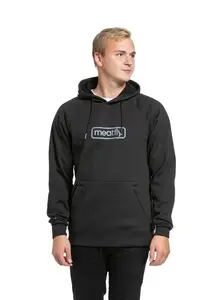 Meatfly pánská technická mikina Gravel Black | Černá | Velikost M