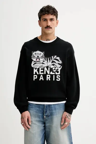 Vlněný svetr Kenzo Happy Tiger