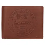 Pánská kožená peněženka Lagen Gestur - hnědá