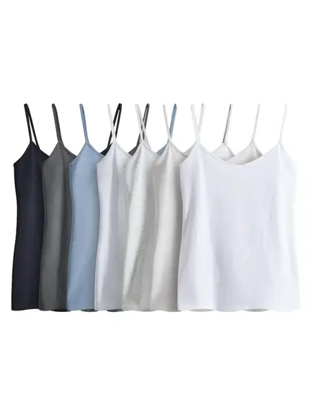 The Set Top  nebielená / pastelovo modrá / svetlomodrá / farby bahna / svetlosivá / čierna / biela