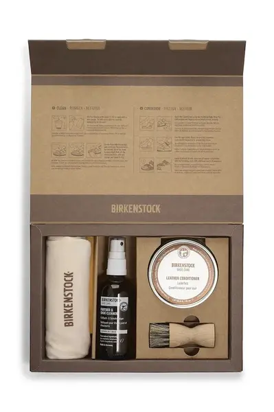 Sada na ošetřování kožené obuvi Birkenstock Oiled Leather Care Set