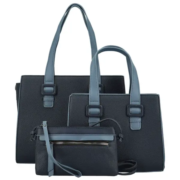 Dámský set kabelek tmavě modrý - Maria C Savina