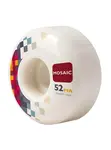 Mosaic kolečka Rutor CS 52 mm White | Bílá | Velikost skate 52 mm