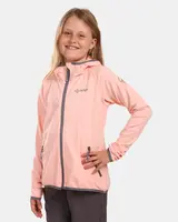 Dívčí lehká sportovní mikina s kapucí kilpi memphis-jg korálová 146