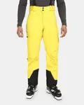 Pánské nepromokavé lyžařské kalhoty kilpi lazzaro-m žlutá s