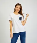 Dámské triko marie sam 73 bílá xl