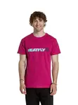 Pánské tričko meatfly logex růžová s