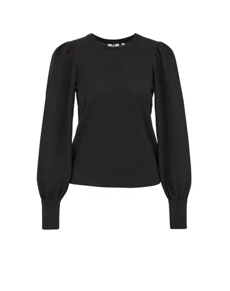 WE Fashion Blúzka  čierna