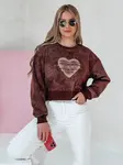 Dámská oversize mikina ty-dye srdce DESSER