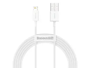 Datový kabel Baseus Superior Series Fast Charging Data Cable USB to iP 2.4A 2m, bílá