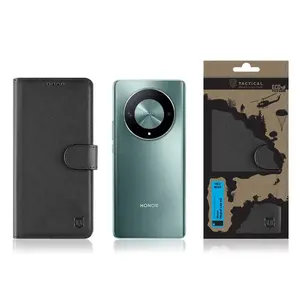 Flipové pouzdro Tactical Field Notes pro Honor Magic6 Lite 5G, černá
