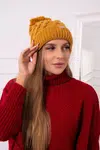 Kesi Čapica s fleece Wanda K281 horčica