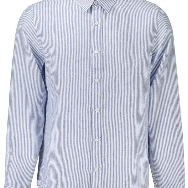 GUESS JEANS LONG SLEEVE SHIRT MEN BLUE