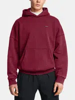 Men's sweatshirt Under Armour UA Icon HWT Flc Wash OS Hood-RED - Men's